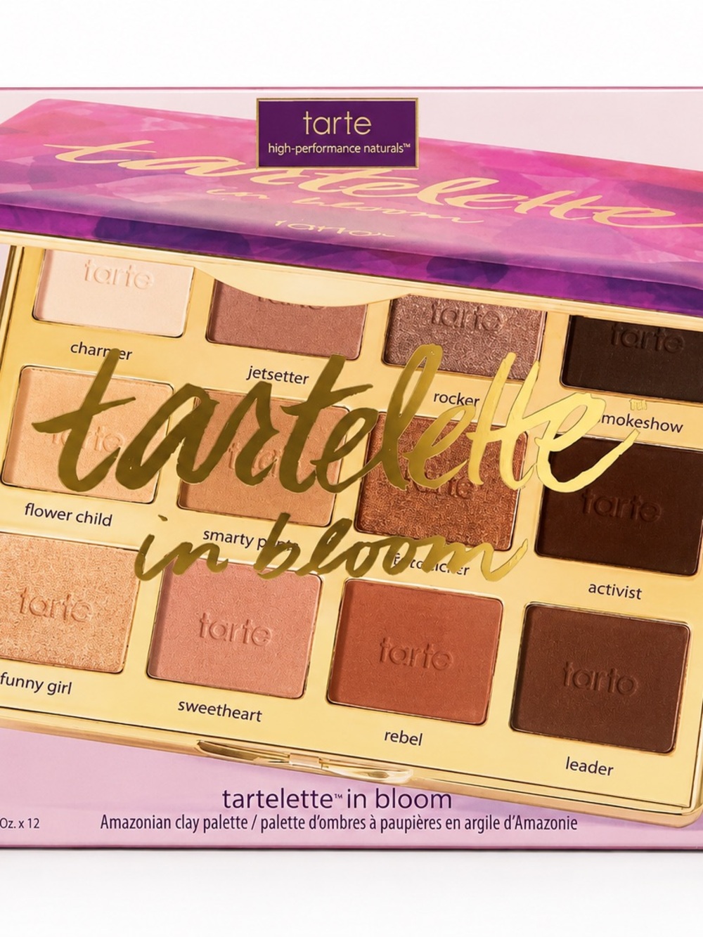 tarte Tartelette In Bloom Eyeshadow Palette - Pink, Peach & Brown Neutrals RT$49